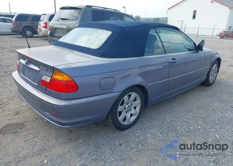 2001 BMW 325Ci from USA, damaged, VIN WBABS33421JY58033